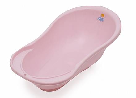 Ванночка детская Ангел 84 см., с термометром, розовая 