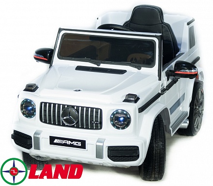 Электромобиль Mercedes-Benz G63 AMG белого цвета, ToyLand, bbh-0002