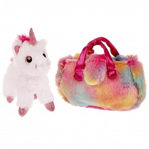 Мягкая игрушка – Единорог, 15 см, в радужной сумочке (Мой Питомец, CT-AD191170-19)