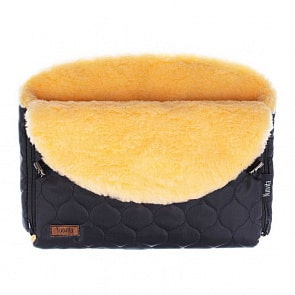 Муфта меховая для коляски Nuovita Polare Pesco Nero/Черный (Nuovita, NUO-mSIBP_1989)