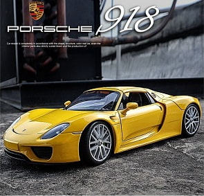 Модель машины – Porsche 918 Spyder, 1:24 (Welly, 24055)