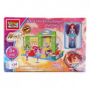 Конструктор Город Мастеров “Магазин волшебных питомцев”, 134 детали (Город Мастеров, BB-6729-Rsim)