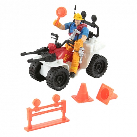 Игровой набор: Спасательный отряд патрульной команды на квадроцикле 