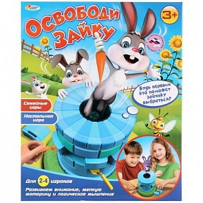 Настольная игра – Освободи зайку (Играем вместе, B756704-Rsim)