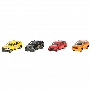 Коллекционная металлическая модель из серии Кроссоверы, иномарки, спорт, 7,5 см (Технопарк, SB-17-71-4ASST-CDU) (ассортимент)