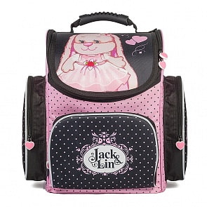 Школьный рюкзак – Зайка Лин в платье (Maxitoys, JL-102017-4)