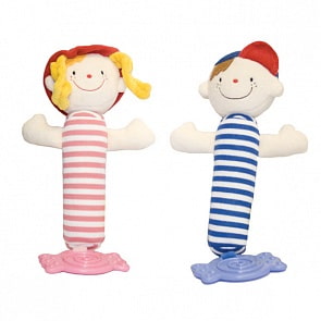 Погремушка-пищалка с прорезывателем Джулия (K’s kids, KBA16267)