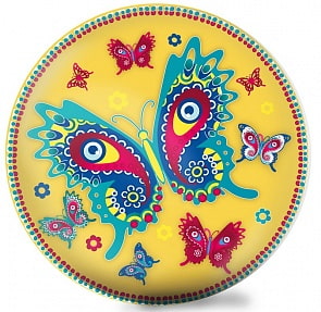 Мяч 23 см – Бабочки (ЯиГрушка, 59551ЯиГ)