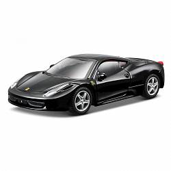 Металлическая машинка сборка Ferrari 458 Italia, масштаб 1:43 (Bburago, 18-35203) - миниатюра