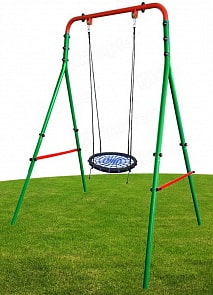 Качели-гнездо малое с опорой Kampfer Wippe зеленые