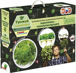 Большой научно-биологический набор. Гидропоника. Урожай на подоконнике (Научные технологии, X028нт)