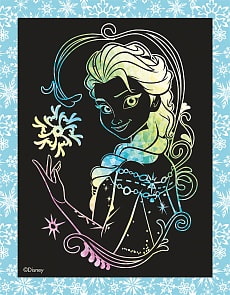 Гравюра Disney Холодное сердце большая с эффектом голографик Эльза (LORI, Грд-025)