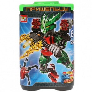 Конструктор - Пришелец, 65 деталей в банке (Город мастеров, 9506-KS)