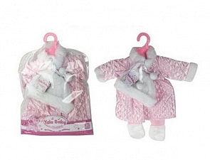 Одежда для куклы: пальто, шапочка, колготки (Junfa Toys, BLC34)