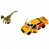 Машина Пикап Ford ranger 12 см с динозавром двери и багажник открываются металлическая инерционная  - миниатюра №1