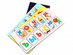 Вкладыши - Алфавит - Игрушки (Paremo, PE720-169)