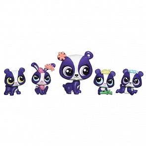 Littlest Pet Shop. Набор - Панды, серия Удивительная семья  (Hasbro, b1958-b1902)