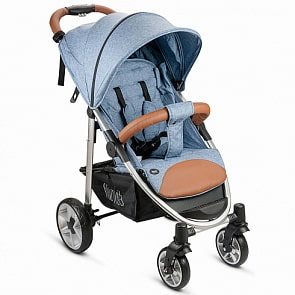 Прогулочная коляска Nuovita Corso, Denim, Argento/ Джинсовая, Серебристый (Nuovita, M2618_736)