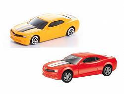 Машина металлическая RMZ City - Chevrolet Camaro, 1:64, цвет желтый/красный (RMZ City, 344004S) - миниатюра