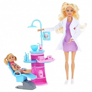 Набор из 4-х кукол - Мама с тремя дочками. Парк аттракционов (Defa Lucy, 8409DF) 