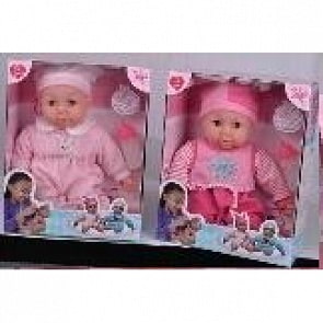 Пупс 40 см. озвученный, стихи А. Барто, мягкое тело, с аксессуарами (Карапуз, 33026-RUsim)