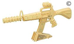 Сборная деревянная модель - Автомат Карабин (Wooden Toys, P109) - миниатюра