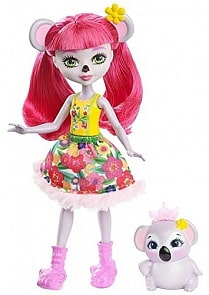 Кукла Enchantimals с питомцем - Карина Коала, 15 см (Mattel, FCG64)