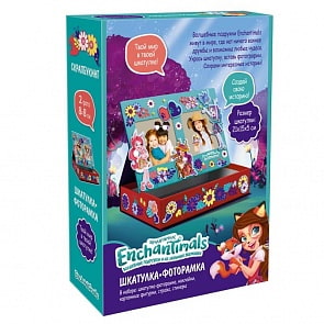 Шкатулка-фоторамка Энчантималс - Скрапбукинг (Origami, 03659)