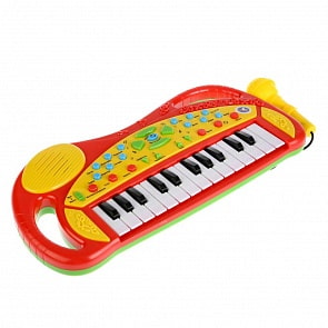 Обучающее пианино с микрофоном, 20 песен и потешек (Умка, B1454100-Rsim)