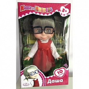 Интерактивная кукла - Маша и Медведь – Даша, 25 см (Карапуз, 83033DASHA)
