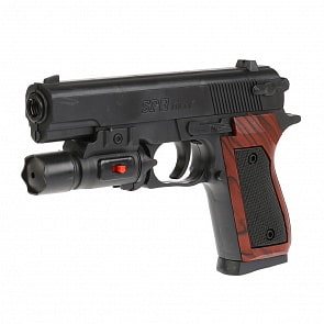 Пистолет с лазерным прицелом и пульками Sp-3 (1B00123)