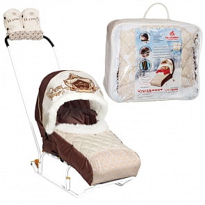 Комплект "Принцесса" : матрасик + варежки + складной тент (Тяни-Толкай, 4920RT)