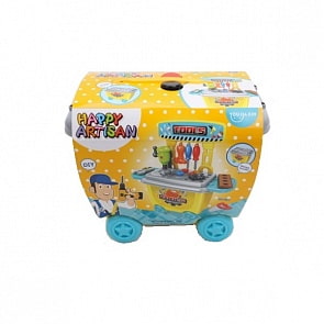 Набор строительных инструментов в пластиковом ящике на колесах (B1800947)