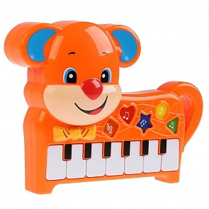 Обучающее пианино - Щенок, 50 песен, стихотворений и звуков (Умка, HT786-R)