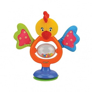 Развивающая игрушка на присоске "Курочка Эмма" (со звуковыми эффектами) (K'S Kids, KA544)