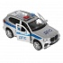 Модель Полиция BMW X5 M-Sport свет-звук 12 см двери и багажник открываются металлическая  - миниатюра №5