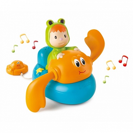 Плавающая игрушка для ванны Cotoons - Музыкальный краб, звук 