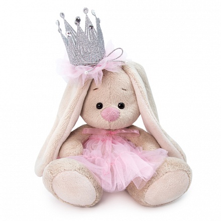 Мягкая игрушка – Зайка Ми с короной, малыш, 15 см 