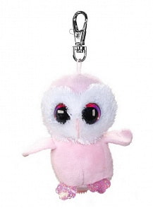 Брелок - Совы Pöllö, светло-розовая, 8,5 см (Lumo Stars, 55042)