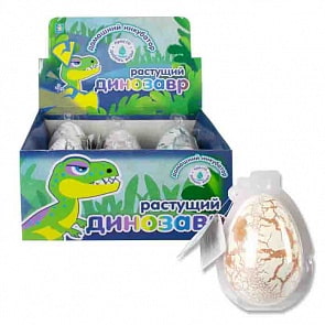 Игровой набор Домашний инкубатор - Мега-яйцо с растущим динозавром, 10 см (1toy, Т12074)