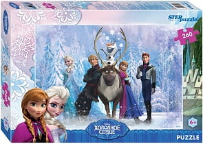 Пазл DISNEY Холодное сердце, 260 элементов (Step Puzzle, 95028)