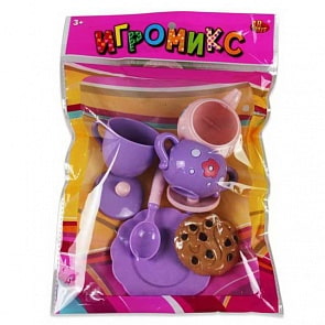 Набор посуды Игромикс – Чаепитие, 8 предметов (ABtoys, M6011)