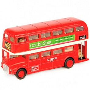 Модель автобуса - London Bus, 1:60-64 (Welly, 99930)