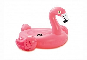 Плот надувной Pink Flamingo Фламинго для бассейна и моря, от 3 лет (Intex, с57558)