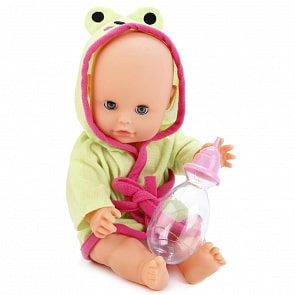 Интерактивный пупс с ванночкой и аксессуарами, пьет, писает (1701O043)