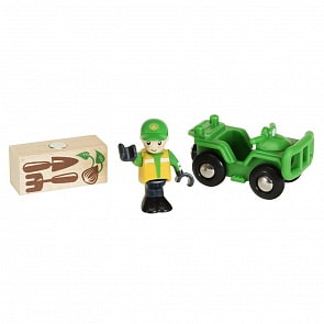 Вездеход с грузом на магните и фигуркой (Brio, 33798)