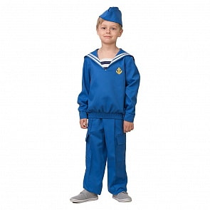 Карнавальный костюм из серии Профессии – Матрос, размер 134-68 (Батик, 5702-134-68)