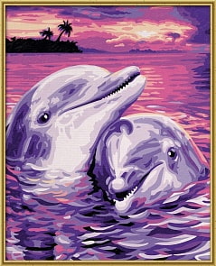 Дельфины 24х30 см. (Schipper, 9240659)