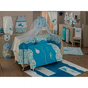 КПБ 3 предмета серии Kidboo Sea Life, голубой (Kidboo, 00-0012157 Blue)