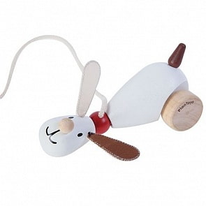 Каталка Собачка, деревянная (Plan Toys, 5103k)